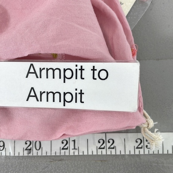 Ana A New Approach NWT Blouse Embroidered Pink Floral Size Petite Large L P - Picture 13 of 14